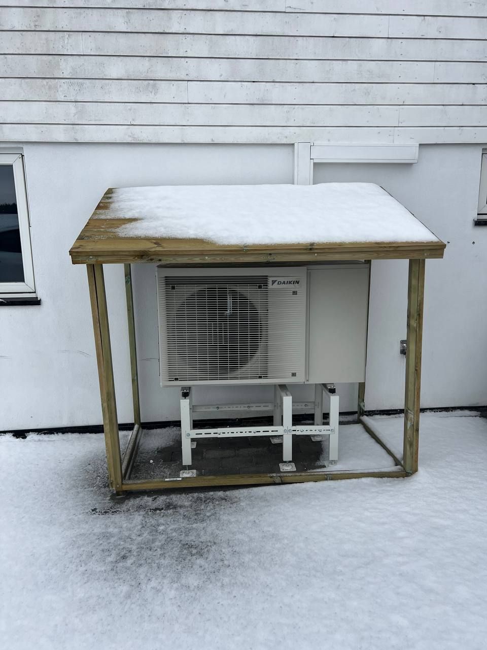Bolig med Daikin luft/vann-varmepumpe