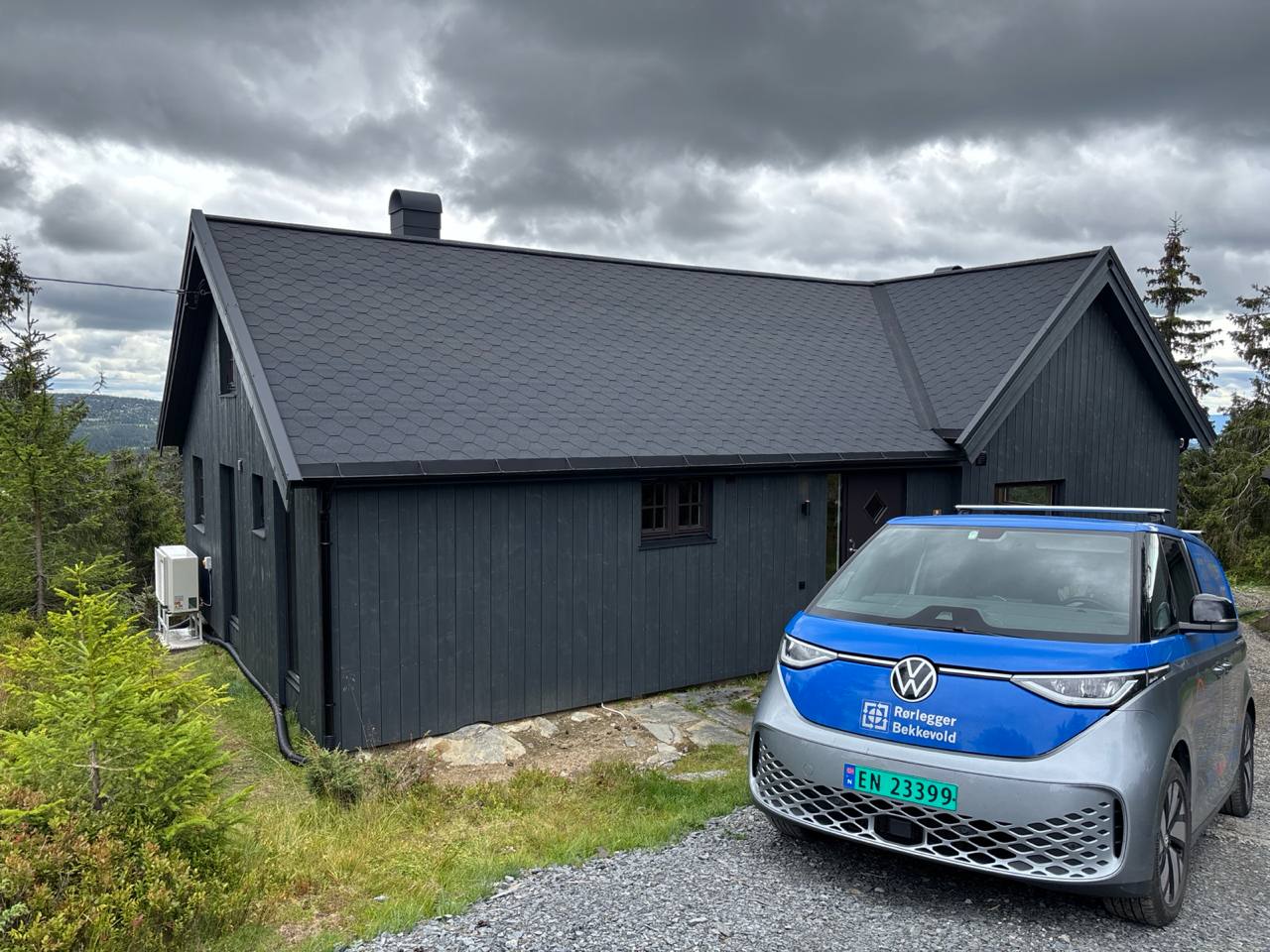 Hytte på Sjusjøen